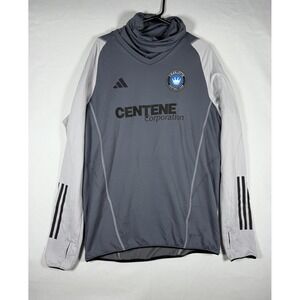 NWT Adidas Pullover Mens XL Charlotte FC Warm Raglan COLDRDY Top Sweatshirt $135